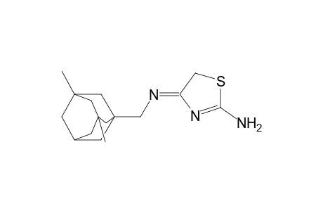 4-[(3,5-dimethyl-1-adamantyl)methylimino]-1,3-thiazol-2-amine