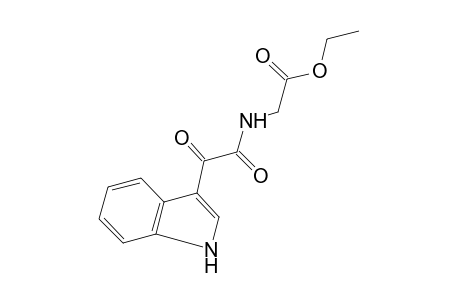 N-[(indol-3-yl)glyoxyloxy]glycine, ethyl ester