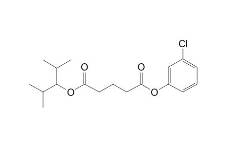 Glutaric acid, 3-chlorophenyl 2,4-dimethylpent-3-yl ester