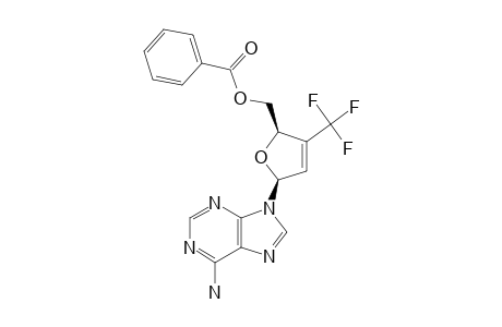9-(5-O-BENZOYL-2,3-DIDEOXY-3-C-TRIFLUOROMETHYL-BETA-D-GLYCERO-PENT-2-ENOFURANOSYL)-ADENINE