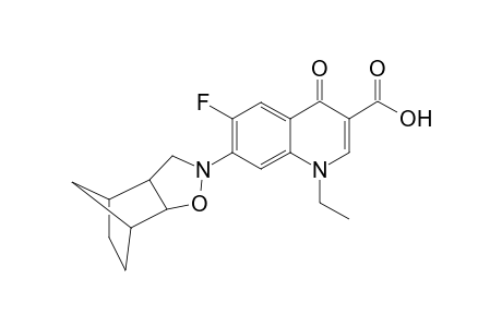 1-Ethyl-6-fluoro-7-(3-oxa-4-aza-tricyclo[5.2.1.0*2,6*]dec-4-yl)-4-oxo-1,4-dihydro-quinoline-3-carboxylic acid