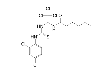 1-(2,4-Dichlorophenyl)-3-(2,2,2-trichloro-1-hexanamidoethyl)-thiourea