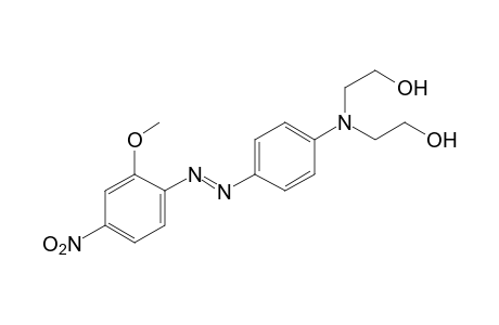 2,2'-{{p-[(2-methoxy-4-nitrophenyl)azo]phenyl}imino}diethanol