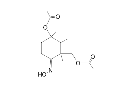 1-Acetoxy-3-acetoxymethyl-1,2,3-trimethyl-4-oximidocyclohexane