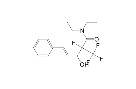 (E)-N,N-Diethyl-2-fluoro-3-hydroxy-5-phenyl-2-trifluoro-methyl-4-pentenamide