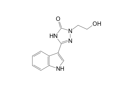 1-(2-hydroxyethyl)-3-(indol-3-yl)-deltasquare-1,2,4-triazolin-5-one