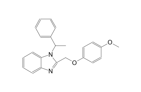 1H-benzimidazole, 2-[(4-methoxyphenoxy)methyl]-1-(1-phenylethyl)-