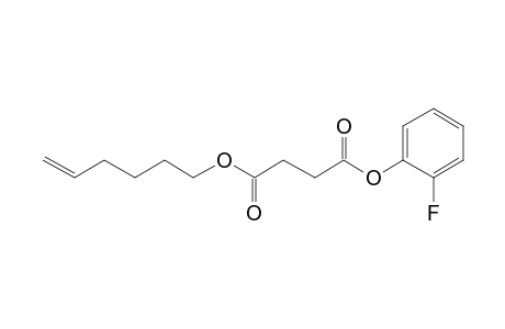 Succinic acid, 2-fluorophenyl hex-5-en-1-yl ester