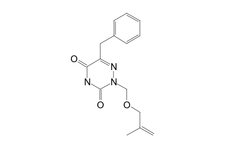 5-Benzyl-1-(2-methylallyloxymethyl)-6-azauracil