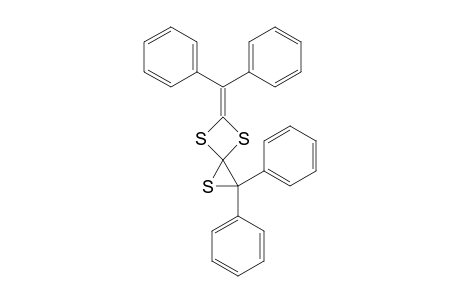 1,4,6-Trithiaspiro[2,3]hexane, 2,2-diphenyl-5-(diphenylmethylene)-