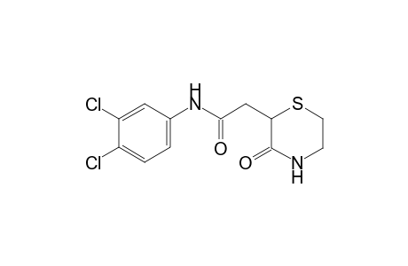 N-(3,4-Dichlorophenyl)-2-(3-oxo-2-thiomorpholinyl)acetamide