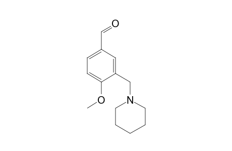 4-Methoxy-3-(piperidin-1-ylmethyl)benzaldehyde