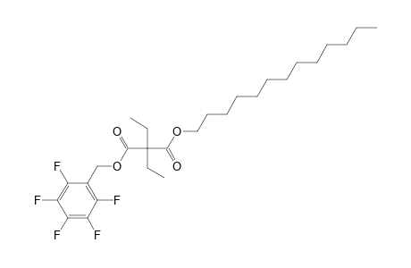 Diethylmalonic acid, pentafluorobenzyl tridecyl ester