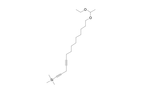 14-(1-ETHOXY-ETHOXY)-1-TRIMETHYLSILYL-TETRADECA-1,4-DIINE
