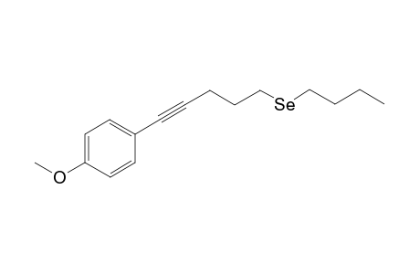 1-Butylseleno-5-p-methoxyphenyl-pent-4-yne