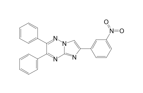 Imidazo[1,2-b][1,2,4]triazine, 6-(3-nitrophenyl)-2,3-diphenyl-