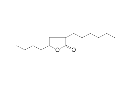 5-Butyl-3-hexyl-2-oxolanone