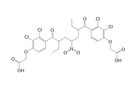 2,2'-{(2",6"-Diethyl-4"-nitro-1",7"-dioxo-1",7"-heptanediyl-bis[2"',3''-dichloro-4'",1"'-phenyleneoxy}-bis(acetic acid)