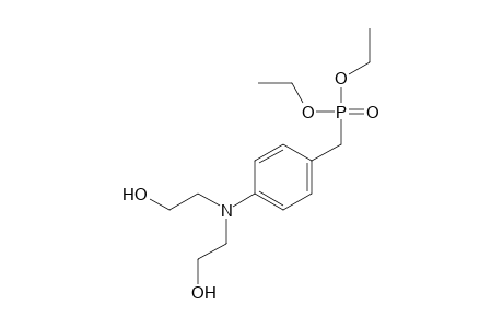 {p-[bis(2-hydroxyethyl)amino]benzyl}phosphonic acid, diethyl ester