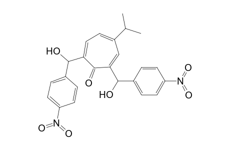 2,7-Bis(.alpha-hydroxy-4-nitrobenzyl)-4-isopropyltropone