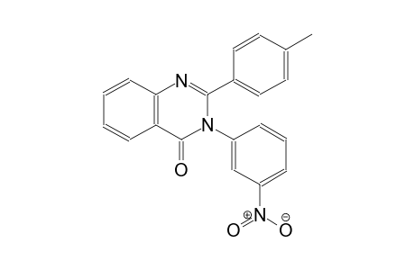 2-(4-methylphenyl)-3-(3-nitrophenyl)-4(3H)-quinazolinone