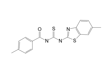 1-(6-Methyl-benzothiazol-2-yl)-3-(4-methyl-benzoyl)-thiourea