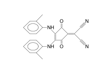 4,5-BIS-(2-METHYLANILINO)-2-DICYANOMETHYLEN-CYCLOPENT-4-EN-1,3-DION