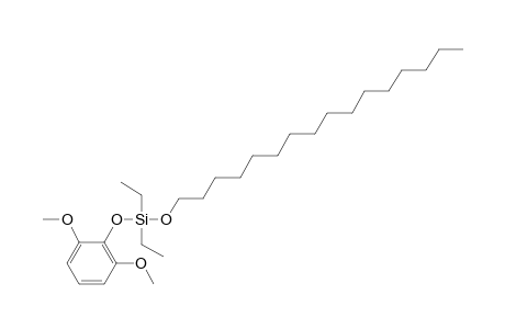 Silane, diethyl(2,6-dimethoxyphenoxy)hexadecyloxy-