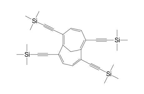 2,5,7,10-tetrakis[ (Trimethylssilyl)ethynyl]bicyclo[4.4.1]undeca-1,3,5,7,9-pentaene