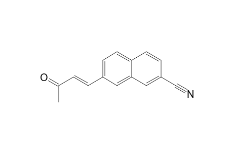 trans-7-(3-Oxo-but-1-enyl)-naphthalene-2-carbonitrile