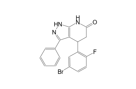 6H-pyrazolo[3,4-b]pyridin-6-one, 4-(5-bromo-2-fluorophenyl)-1,4,5,7-tetrahydro-3-phenyl-