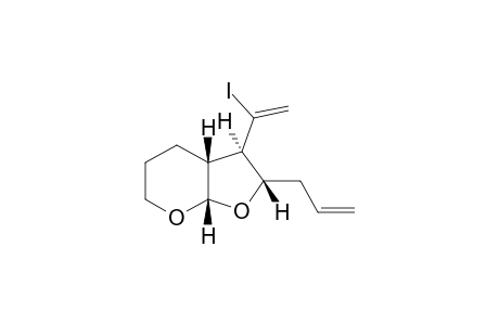 (2S,3R,3aR,7aS)-2-Allyl-3-(1-iodovinyl)hexahydrofuro[2,3-b]pyran