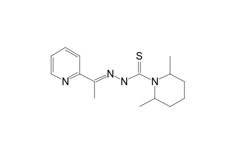 2,6-Dimethylpiperidine-1-thiocarboxylic acid 2-[1-[2-pyridyl]ethylidene]hydrazide