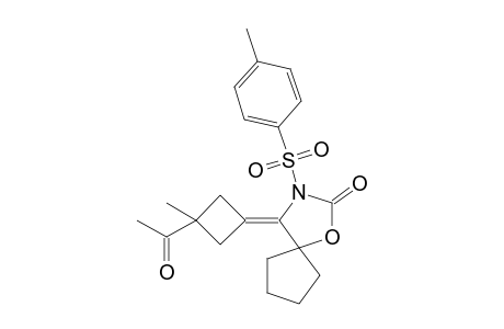 4-(3-Acetyl-3-methylcyclobutylidene)-3-p-toluenesulfonyl-1-oxa-3-azaspiro[4.4]nonan-2-one