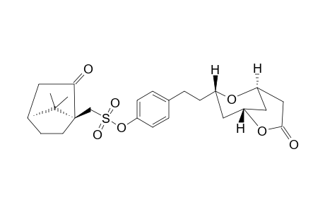 ((S)-7,7-DIMETHYL-2-OXO-BICYCLO-[2.2.1]-HEPT-1-YL)-METHANESULFONIC_ACID_4-[2-((1-R,3-S,5-S)-7-OXO-2,6-DIOXABICYCLO-[3.3.1]-NON-3-YL)-ETHYL)