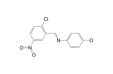 4-[(2-Chloro-5-nitro-benzylidene)-amino]-phenol