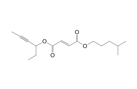 Fumaric acid, hex-4-yn-3-yl isohexyl ester