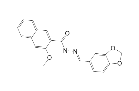 3-Methoxy-naphthalene-2-carboxylic acid benzo[1,3]dioxol-5-ylmethylene-hydrazide