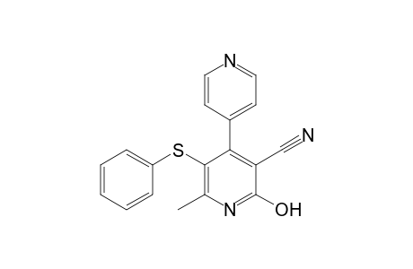 2-keto-6-methyl-5-(phenylthio)-4-(4-pyridyl)-1H-pyridine-3-carbonitrile
