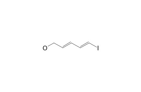 (2E,4E)-5-iodanylpenta-2,4-dien-1-ol