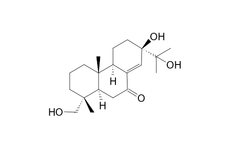 13.beta.,15,18-Trihydroxyabiet-8(14)-en-7-one