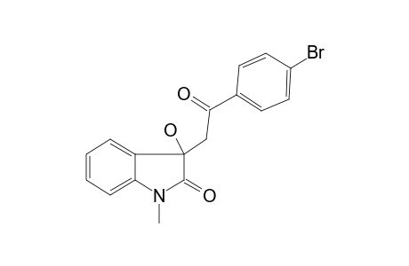 3-[2-(4-Bromo-phenyl)-2-oxo-ethyl]-3-hydroxy-1-methyl-1,3-dihydro-indol-2-one