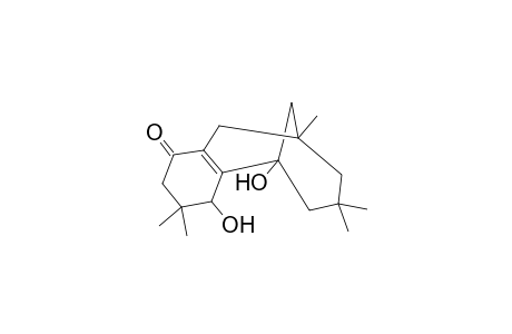 5,9-Methanobenzocycloocten-1(2H)-one, 3,4,5,6,7,8,9,10-octahydro-3,5-dihydroxy-3,3,7,7,9-pentamethyl-