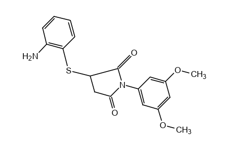 2-[(o-aminophenyl)thio]-N-(3,5-dimethoxyphenyl)succinimide
