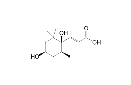 GLYCORIC_ACID;(7-E,3-R*,5-S*,6-R*)-3,6-DIHYDROXY-10-NORMEGASTIGM-7-EN-9-OIC_ACID