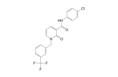 4'-CHLORO-1,2-DIHYDRO-2-OXO-1-[m-(TRIFLUOROMETHYL)BENZYL]NICOTINANILIDE
