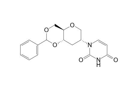 (4aR,7R,8aS)-1-(2-phenyl-hexahydropyrano[3,2-d][1,3]dioxin-7-yl)-1H-pyrimidine-2,4-dione