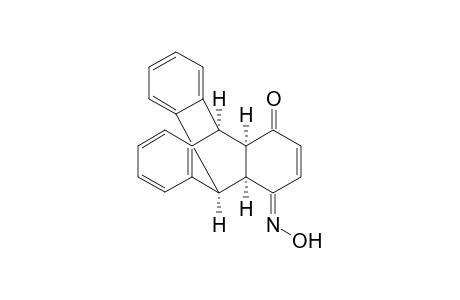 (+-)-(Z,4a.alpha.,9.alpha.,9a.alpha.,10.alpha.)-4-hydroxyimino-4a,9,9a,10-tetrahydro-9,10[1',2']benzonoanthracen-1(4H)-one