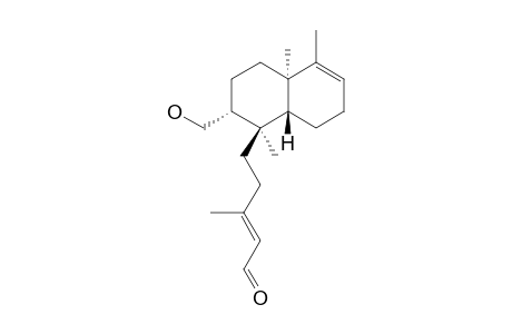 17-Hydroxy-3,13E-clerodadien-15-al