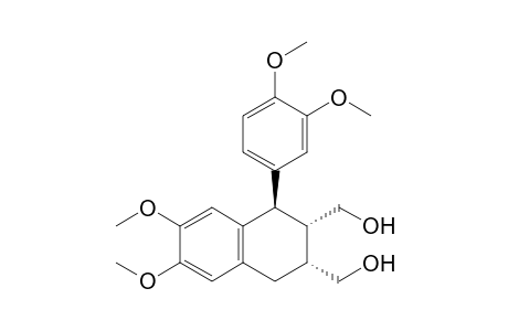 1,2-Trans-2,3-cis-6,7-dimethoxy-1-(3,4-dimethoxyphenyl)-1,2,3,4-tetrahydro-2,3-naphthalenedimethanol